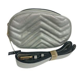 Wave Cosmetic Bag with Shoulder Strap and Belt Loops